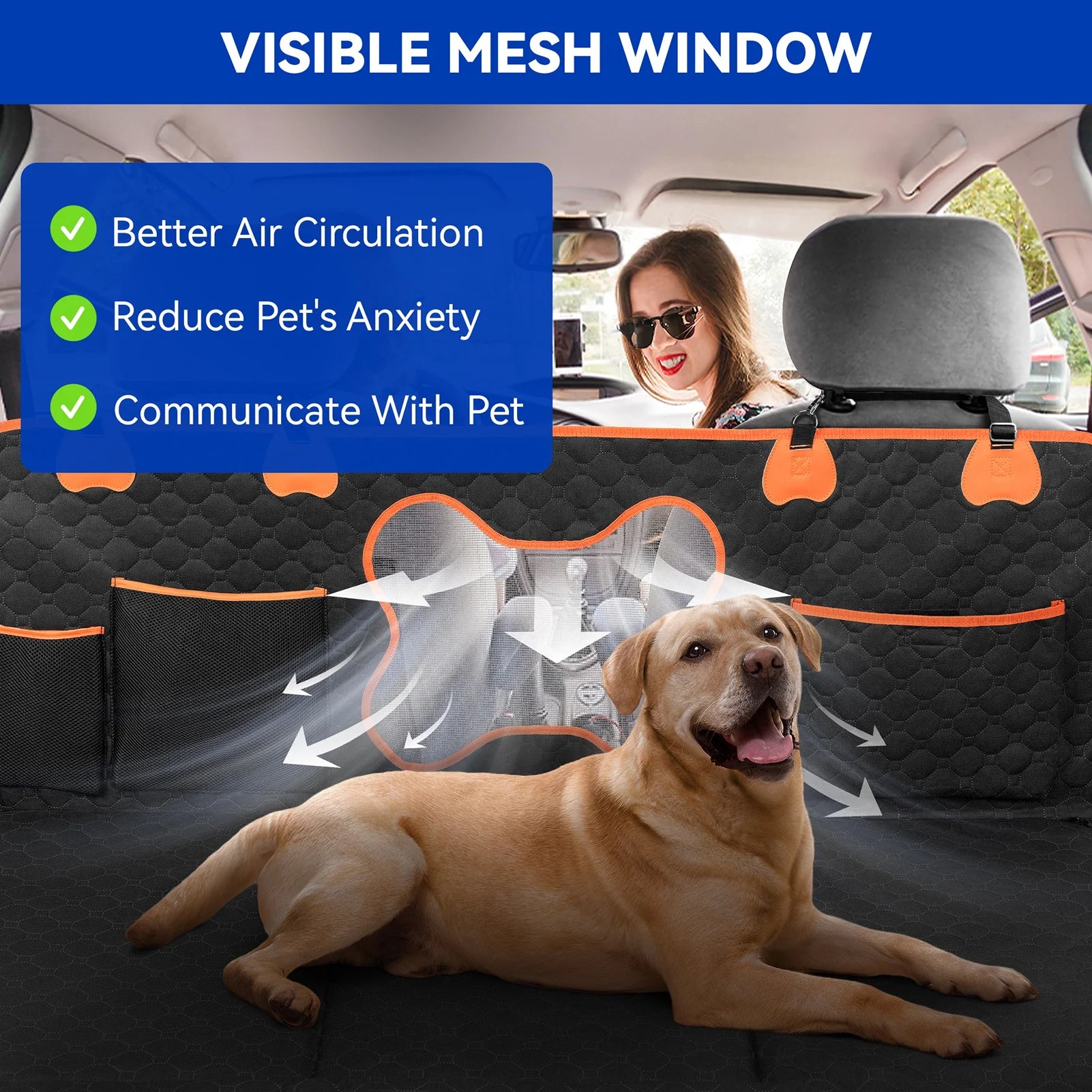 Funda para Asiento de Coche para Perros